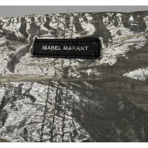 Isabel Marant Noomi Waist Bag in Silver - Picture 6 of 7